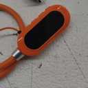 Wireless Neckband Earphones with LED BT5.3 20H Play time Water Resistant Noise Cancelling for Sports and Gaming (Orange)