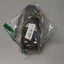 Upgrade 2 in 1 Oil Sprayer for Cooking, 17oz Light-Blocking Glass Olive Oil Dispenser Bottle for Kitchen, Food-Grade Oil Mister with 8 Stickers for Salad, Frying (Green Bottle-Black Gap)