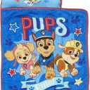Paw Patrol We're a Team Nap-Mat Set Quilted Nap Mat with Built-in Pillow and Plush Blanket Portable Nap Mat for Daycare, Preschool, Sleepovers & Travel for Boys or Girls Ages 3+