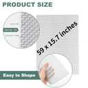 304 Stainless Steel Wire Mesh Screen,15.7 X 59 Inches, 1mm Hole 20 Mesh, No Rust and Sturdy, Easy to Cut, Heat-Resisting Metal Mesh for Vent, Window Screen Mesh, Cage, Filter Mesh, DIY Projects, etc