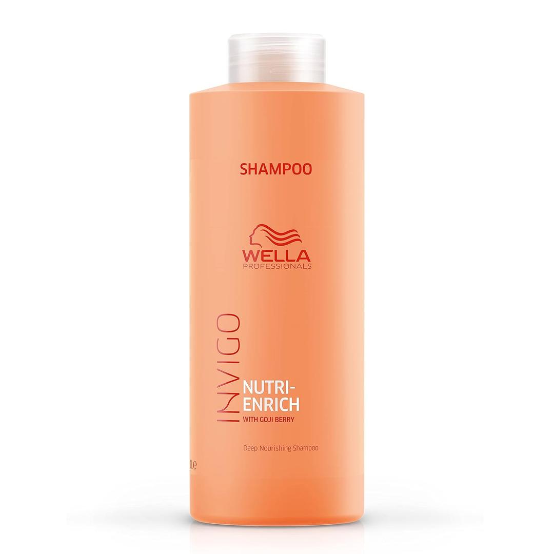 Wella Professionals Invigo Nutri-Enrich Shampoo Deep Nourishing For Dry & Damaged Hair oz (33.8 Fl Oz (Pack of 1))