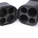 Leatherette 2x2 Hard Vinyl Pool Billiard Cue Carrying Case