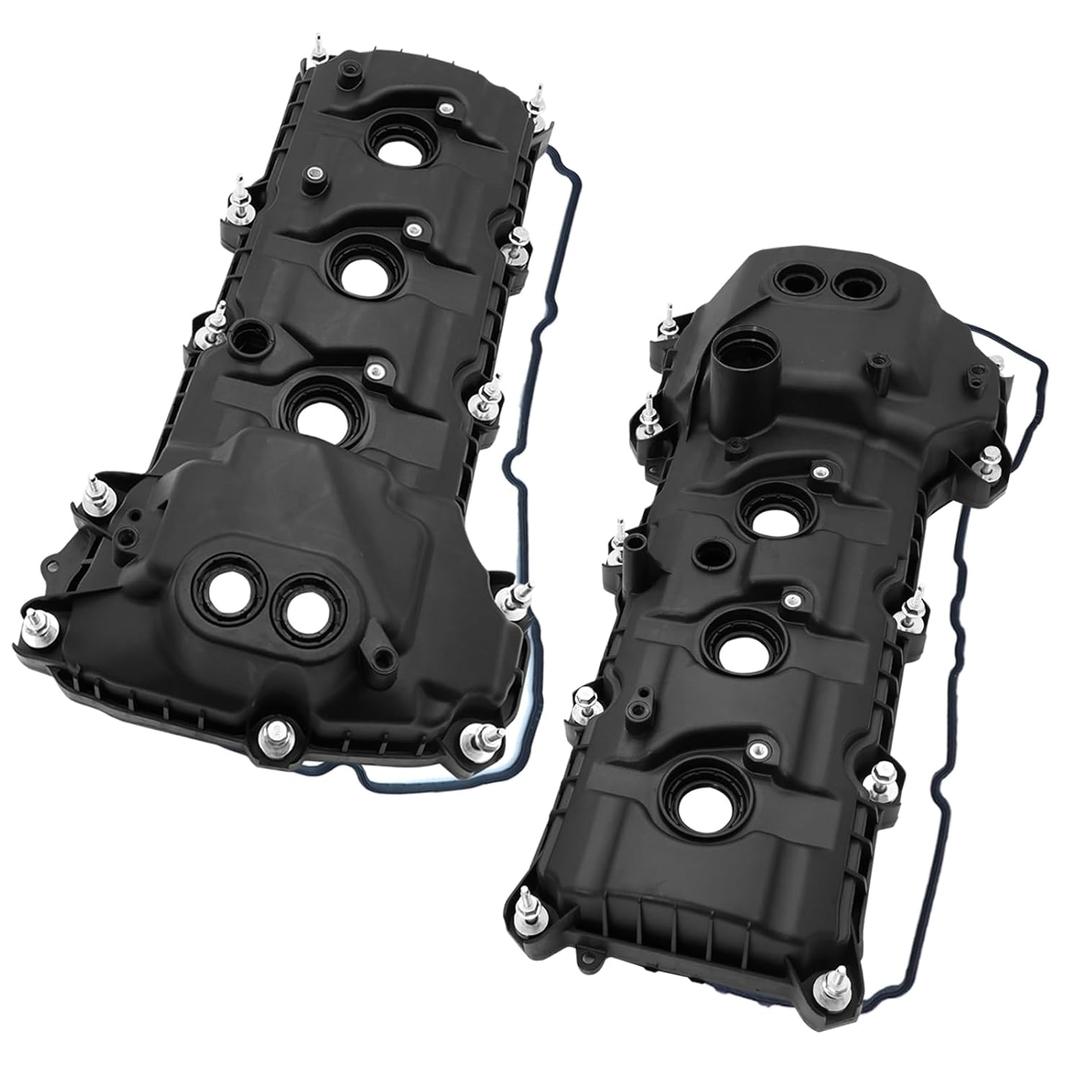 SMMS Left & Right Engine Valve Cover with Gasket and Bolt for Ford F-150, for Explorer, for Edge, for Taurus, for Mustang, for Lincoln MKX V6 3.5L 3.7L 2011-2019 Replaces OE: BR3Z6582G+BR3E6K271FG