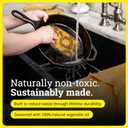 Lodge Seasoned Cast Iron Skillet - PFAS-Free, Non-Toxic Cookware - Use with an Oven, Stove, Grill, or Campfire - Naturally Non-Stick & Oven Safe - 10.25 Inches