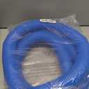 1.5 x 41 Pool Pump Replacement Hose, 2-Pack Above-Ground Pool Hoses with 4 Stainless Steel Clamps, Compatible with Intex, Coleman, Summer Waves Pool Pumps & Filters (2 PACK Blue)