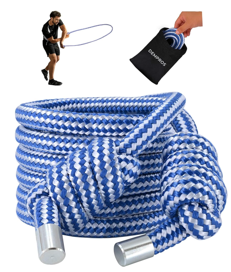 Dempros 1.5lb Flow Rope( Blue White Braid)