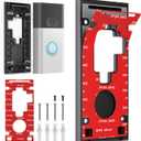 No Drill Ring Doorbell Mount for Ring Battery Doorbell (2020 Release) - Strong Adhesive Mounting Plate, Renter Friendly Apartment & Office Video Doorbell Holder Bracket, Easy Install Accessories Kit