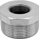 Stainless Steel 1-1/4" Male NPT to 3/4" Female NPT Reducer Hex Bushing Pipe Fitting Adapter (pack of 2)