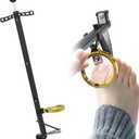 Long Handle Toenail Clippers with Magnifier -Wide Jaw & Ergonomic Design for Seniors, Arthritis & Limited Mobility | Heavy-Duty, No-Bend Trimming(40cm, Black)