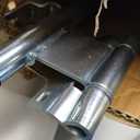 LONFFERY 36" Enclosed Trailer Door Latch, Cargo Hinged Cam Bar Lock, Hinged Hasp Latch Handle Assembly Side, Swing, Folding Ramp, RV Hauler Fold Down Door