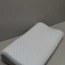 Cervical Neck Pillow for Pain Relief, Contour Memory Foam Pillows for Sleeping, Odorless Ergonomic Pillow Adjustable Orthopedic Cooling Pillow Bed Pillow Neck Support for Side Back Stomach Sleepers (Blue & Grey)