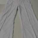 Urban CoCo Women's Flare Dress Pants with Pockets High Waist Slacks Pull On Work Casual Petite/Regular/Tall Pants (Medium, White)