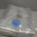 Amazon Basics Vacuum Storage Bags, Compression Space Saving for Clothes and Linens, Reusable with Hand Pump, Large, Clear, 5-Pack