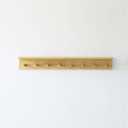 Wall Mounted Coat Rack with Shelf Hooks, 4 Hooks,Coat Hanger Wall Mount,Wall Hooks for Hangering Coats,Command Hooks Alternative Coat Hooks Wall Mounted, Set of 2 (Oak Color)