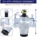 139-3214 Spindle Assembly with 125-5575 Pulley Replaces Toro 121-0751, 117-7267, 117-7439, Fits Toro 50 Inch Mower Decks, Toro Timecutter SS5000 SS5060 MX5060 MX5000 MX5075 Riding Mower