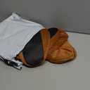 PATIKIL Reusable Shoe Covers, 5 Pair Washable Thickened Boot Shoe Covers Non-Slip Shoe Protectors Covers for Household Office Laboratory, Brown, Suitable for Shoe Sizes: 36-44