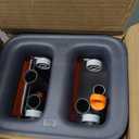 MOPALL Mop with Wringer Set for Home, Hands-Free Flat Mop and Set for Floor Cleaning and Window Wall Cleaner, Wet and Dry Mop with 61" Long Handle and 3 Microfiber Pads