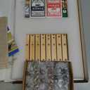 Horse Race Board Game with 11 Luxury Metal Horses, 4 Dice, 2 Card Boxes and Thickened Wood Game Board for 2-11 Players Family Party for Adults Teens & Kids Horse Racing Game