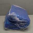 Amylove 8 x 8 ft Pool Hot Tub Solar Cover, 16 Mil Heavy Duty Trimmable Floating Thermal Blanket Spa Bubble Cover for Hot Tub Inground Pools Swimming Insulating Solar Heating