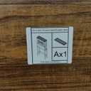  Bathroom Cabinet Over Toilet, Bathroom Storage Cabinet with Glass Doors and Adjustable Shelves, Over The Toilet Storage Cabinet, White And Brown, 