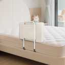 Bed Guard Rail for Toddlers, 23.6inch Foam Padded Side Rails for Queen King Twin Full Size Bed, Bedrail for Toddler, Bed Railing, Pack of 1