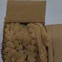 MIULEE Decorative Throw Pillow Covers for Couch Bed Livingroom 18x18 Inch Set of 2 Khaki Boho Accent Throw Pllows Broadside Striped Patchwork Soft Corduroy Pillowcases