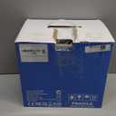 Mini Fridge(Cooling/Heating Container), 6 Cans Small Refrigerator With LED Light, AC/DC Thermoelectric Cooler and Warmer, Ideal for Bedroom, Office, Gaming Room and Car, 12 Colors Light Effects