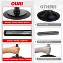 Desktop Punching Bag with Suction Cup - Punch Away Stress, Heavy Duty Office Desk Stress Ball for Adults & Kids, Fun Boxing Toy for Coworkers, Friends (Black)