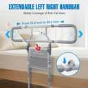 Bed Rails for Elderly Adults Safety with Motion Light & Storage Pouch - Bed Assist Rails for Seniors, Surgery Patients & Handicap, Fit King Queen Full Twin Bed