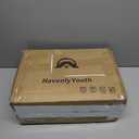 HavenlyYouth Desk Shelf, 38.6 Inch Wood Desk Organizer Shelf for Computer Monitor, Desk Hutch Storage, Desktop Shelf for Top of Desk, 3 Tier Desktop Bookshelf for Home Office Dorm, Black