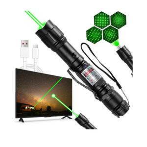 Rechargeable Green Laser Pointer High Power Green Beam Light Long Distance Range for TV/LED/LCD Screens Tactical Flashlights Presentation Office/Outdoors/Construction [005
