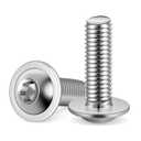MewuDecor M8-1.25 x 25mm Flanged Button Head Socket Cap Screws Flange Bolts, 18-8 Stainless Steel 304, Full Thread, Allen Socket Drive, 25 PCS