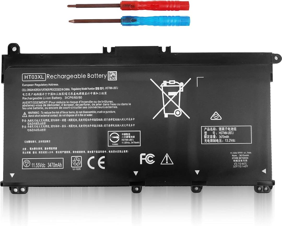 HT03XL Battery for HP Pavilion 15-CS 15-DA 15-DB 17-CA 17-BY 15-CS0053CL 15-cs1063cl 15-da012dx 15-da1005dx 15-db0011dx 17-ca0013ng 17-ca0010cy 17-by1053dx 17-by1033dx L11119-855 L11421-542 L11421-2C2