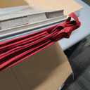 ZOBER Large Christmas Ornament Storage Box - Stores 128 3" Ornaments, With Dividers - Ornament Organizer Storage Box, Durable Christmas Containers Holder - Extra Pockets, Dual Zipper - Gray