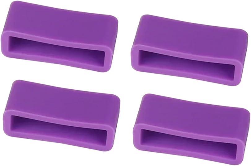 Watch Strap Holder Loop 20/40/50pcs Rubber Watchbands Black Strap Loop Ring Silicone Watch Bands Accessories Holder 12-24 Mm Locker