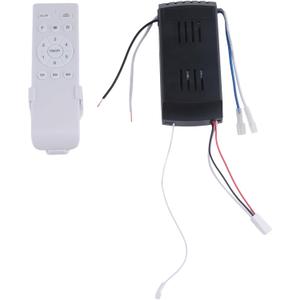 Universal Ceiling Fan Remote Control Kit Replacement, 6-Speed & Timing, Remote Replacement for DC Ceiling Fan Light