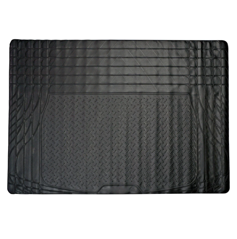 Universal Car Boot Liner Black Floor Mat  54x43 Inches