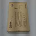 TECKNET Wireless Keyboard and Mouse Combo, Mini Cordless Computer Keyboard and Mouse Set 2.4GHz, Silent Adjustable 1600 DPI, Quiet Click, Lag-Free for Computer, Laptop, PC, Windows, Mac, Chrome OS (Black)