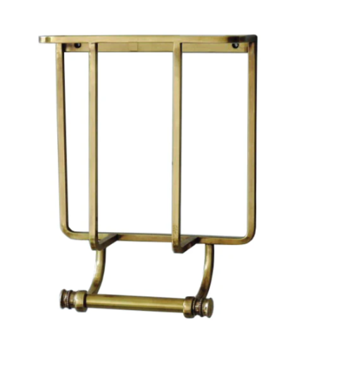 6080B Brass Magazine Holder for Bathrooms