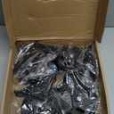 5 Inch Swivel Caster Wheels, Set of 4 Heavy Duty, Locking Industrial Casters with Brake, Black, Stainless Steel, Polyurethane, Double Safety Brakes and 360 Swivel for Maximum Flexibility