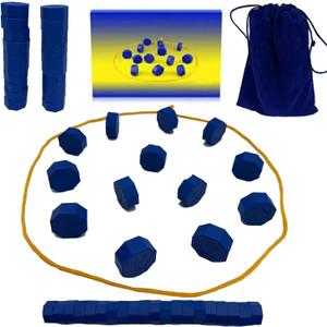 Magnetic Chess Game,Magnet Game with Rope,Magnetic Chess,Magnetic Chess Game with Stones,Magnetic Board Games,Puzzle Strategy Family Game for Family Party (Style 1)