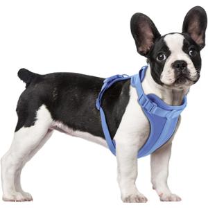 Wisedog No Pull Lightweight Dog Vest Harness with Soft and Comfortable Cushion, Breathable Mesh, for Small Medium Large Dogs Walking (M(Neck: 11.81"-18.11";Chest: 18.11"-27.95"), Blue)