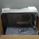 Stainless Steel Litter Box with Lid,XL Enclosed Extra Large Cat Litter Box High Wall, Cover Enclosed Top Entry Litter Boxs,with High Sided Enclosure & Scoop for Small to Big Cats& Kitty