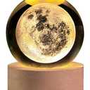 Mercury 3D Floating Moon Crystal ORB Light