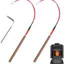 2 Pcs Pellet Stove Igniter Compatible with All Models of Comfortbilt/Castle Pellet Stoves, Such as HP22, HP22I, HP22N, HP21, HP50, HP50GC, HP61, Fit for Comfortbilt Igniter1 IG-1, with Hexagon Wrench