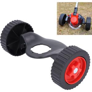 Weed Trimmer Support Wheel, Grass Cutter String Trimmer Support Wheel Lawn Mower Auxiliary Wheels, Trimmer Head Attachment Suitable for Most Lawn Trimmer, 58mm Hole