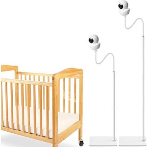 iTODOS Baby Monitor Floor Stand Holder Compatible with Babysense Video Baby Monitor V43/ HDS2/ V24R, Keep Baby Away from Touching,Strong and Heavy Metal Materials, More Safety