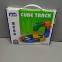 Electric Magnetic Train Track Set, 3D Anti-Gravity Flexible Race Tracks with Motorized Train and Traffic Signs, STEM Building Toy for Kids