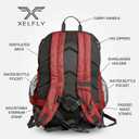 Basketball Backpack with Ball Compartment (Red)