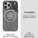 Aulumu A17 iPhone 17 Pro Max Magnetic Thermal Case | CoolHyper | with Camera Control | IMD Technology | Compatible with Magsafe | Touch Translucent White